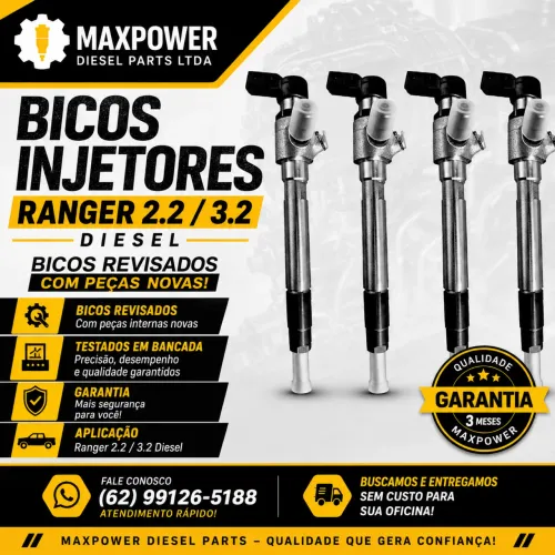 Bicos injetores Ranger 2.2/3.2