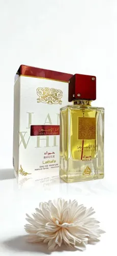Lattafa I am white rouge eau de parfum 60ml unissex originais Longa duração