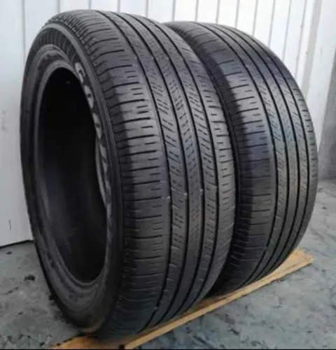 Par de pneu 225 55 aro 18 Goodyear seminovos