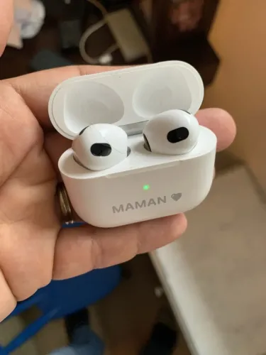AirPods 3a geracao Apple original - fone ESQUERDO COM DEFEITO, direito e estojo ok