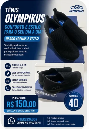 Vende-se Tênis Olympikus