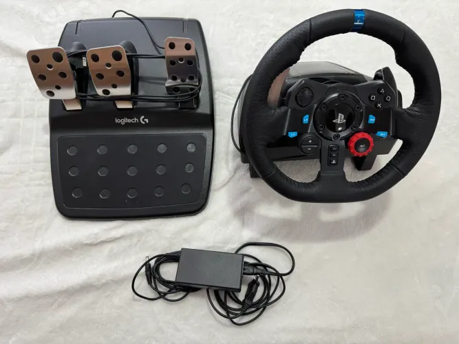 Volante Logitech G29 + Pedais Originais - Excelente Estado