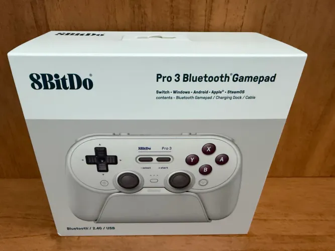Controle 8BitDo Pro 3 (Lacrado)