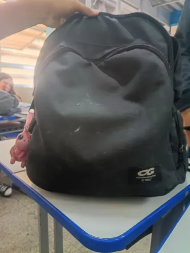 Mochila Crystal grafite (usada)