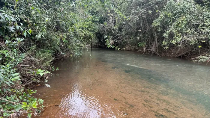 Chácara de 2mil mt há 80km de Goiânia com acesso no rio passa 4!