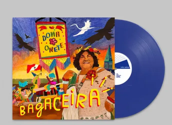 Vinil Dona Onete - Bagaceira (Disco Azul) Três Selos NOVO