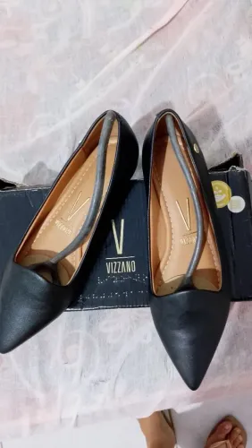 Sapatilha bico fino feminino- Vizzano 