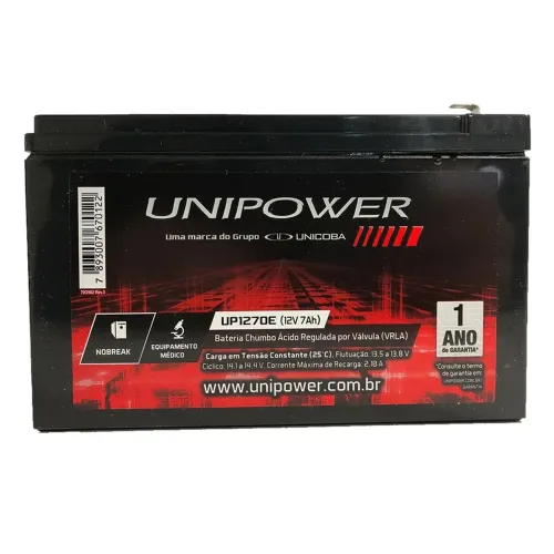 Bateria 12v por 7ah unipower apenas 115,00 produto novo