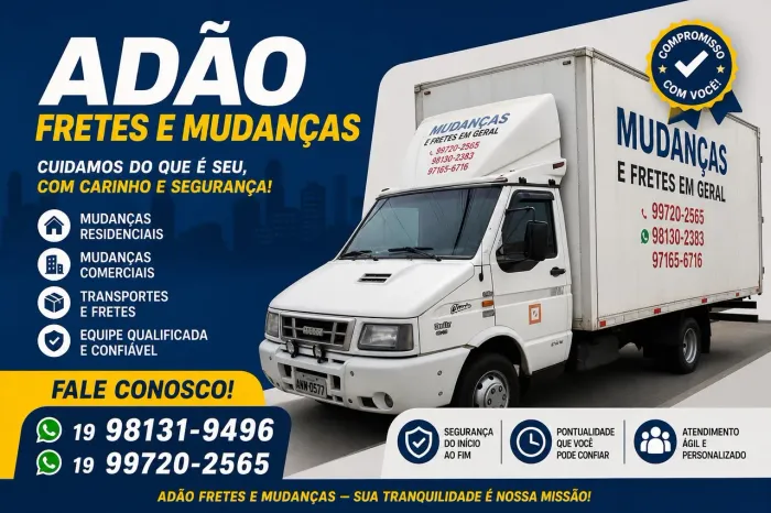 FRETES E MUDANÇAS