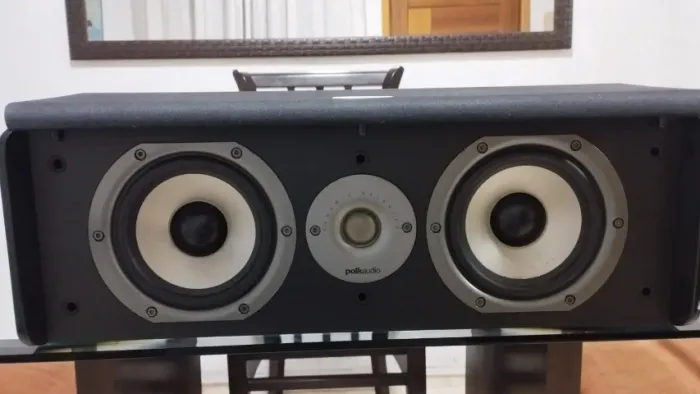 Caixa Central Polk Audio CS10 Black 125 Watts 8 Ohms Impecável