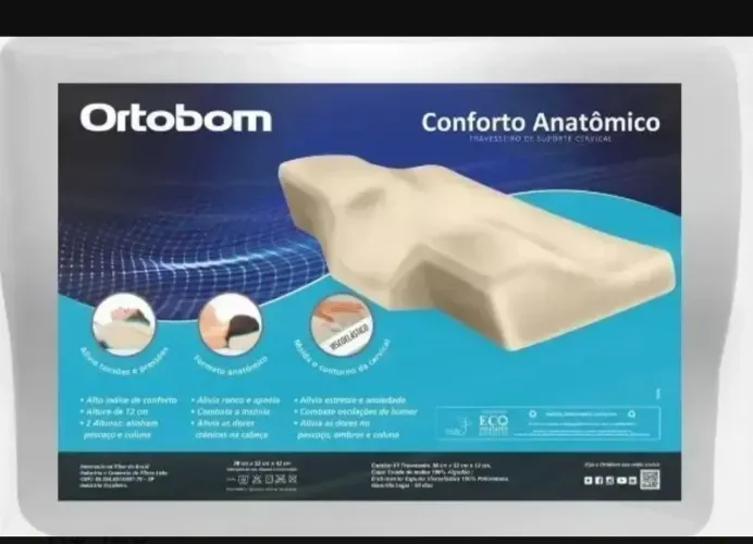 Travesseiro ortopédico Ortobom