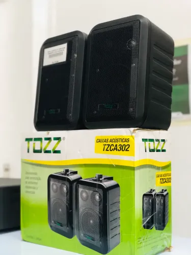 PAR DE CAIXAS ACÚSTICAS TOZZ TZCA302