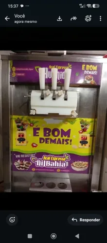 Máquina flex de açaí. Vendo troco 