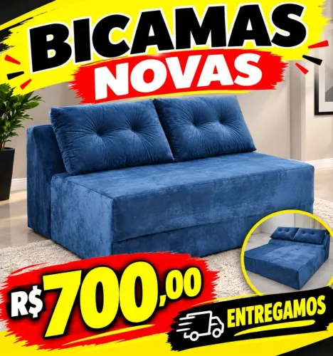 Sofa cama preço de promoção ate durar estoque frete grátis em moc