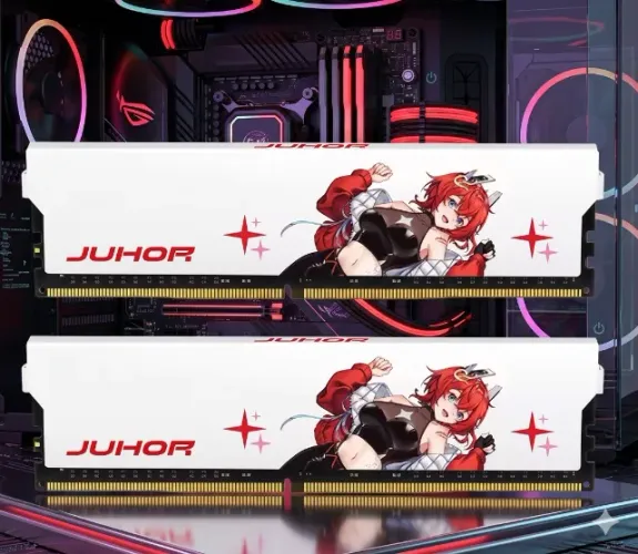 Memória ram 32GB (2x16GB) DDR4 CL16 JUHOR 3200MHz Gamer Desktop Alta Performa
