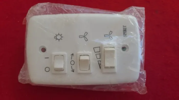 Dimmer ou Controle de Parede Ventilador Teto Spirit 110 Volts