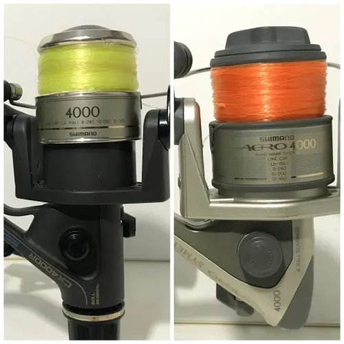 2 Molinetes SHIMANO - CX 4000 e AERO SOMETRE  4000