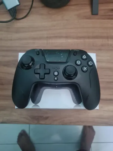 Controle sem fio bluetooth para PS4 PS3 PC ios Android TV celular com P2 para headset