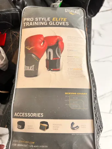 Luva Pro Style Elite Everlast Vermelho muay thai