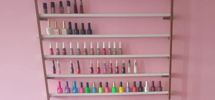 Nicho expositor de esmaltes - Branco 95,00$