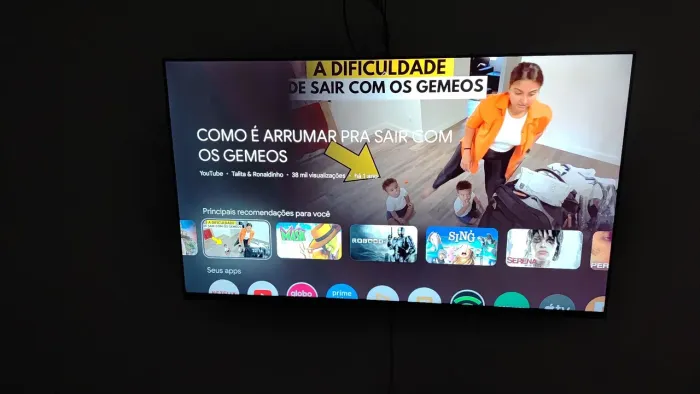 Smartv Led UHD 50" Philips com Android TV