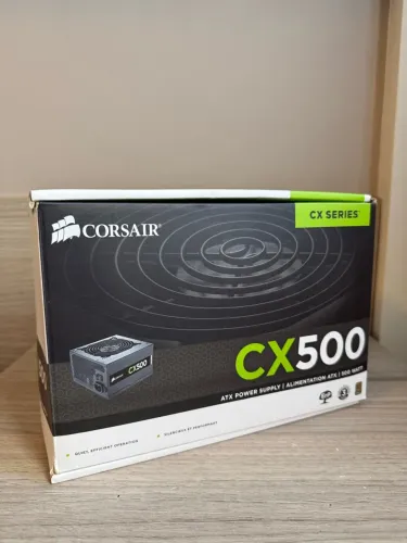 Fonte Corsair Cx500w 80 Plus Bronze Completa