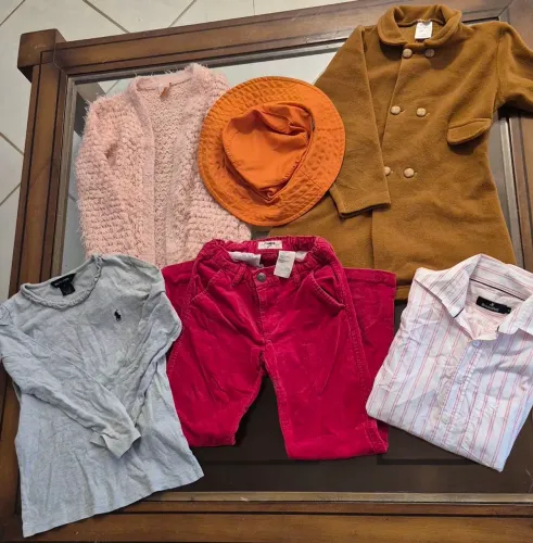 Lote/ kit luxo menina TAM. 6 - MARCA ralph lauren, Lilian repilica, brooksfield...