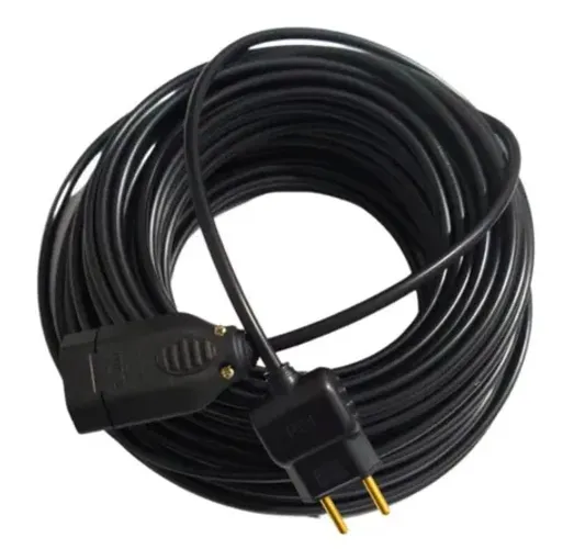 Extensão cabo PP Eletrica 50 Metros Reforçada Profissional 10/20a