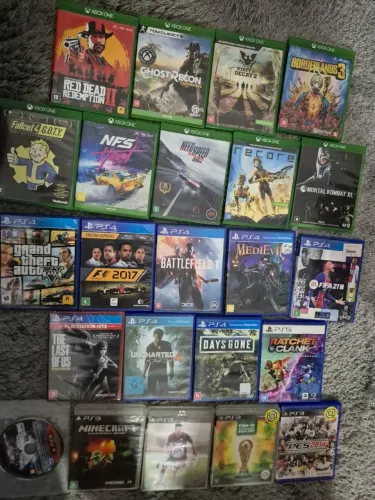 Jogos xbox series one ps3 ps5 ps4