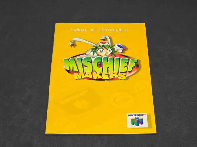 Manual Mischief Makers 64 GRADIENTE ORIGINAL