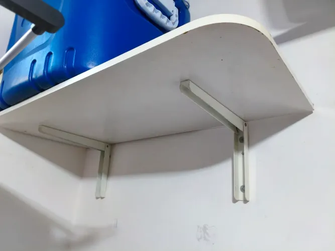 Mesa dobrável branca