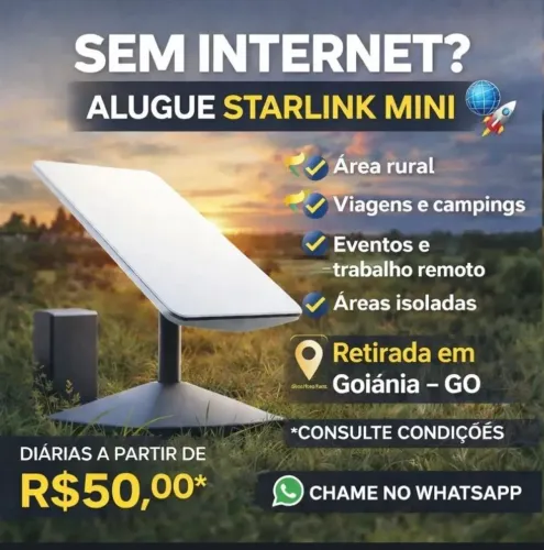 ALUGUEL ANTENA LOCAÇÃO STARLINK