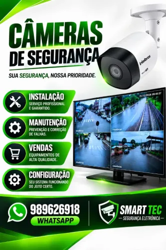 Câmera de segurança instalação manutenção vendas configuração