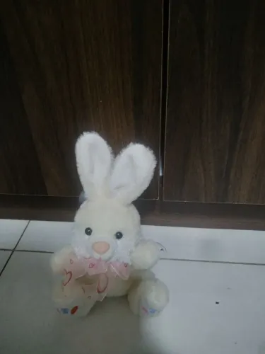 Coelhinho pelúcia chaveiro