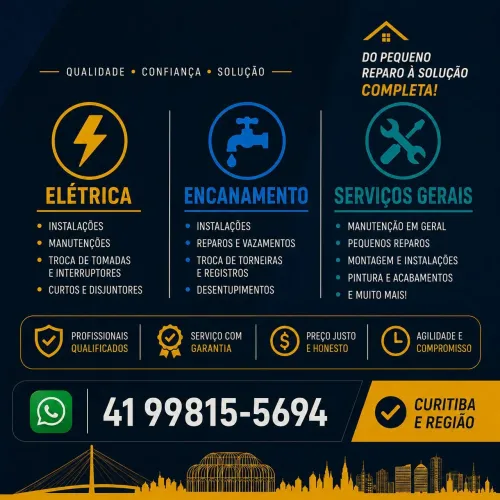 Elétrica Hidráulica Reparos Pinturas