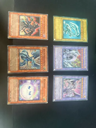 Cartas yugioh - dragões branco e filme 