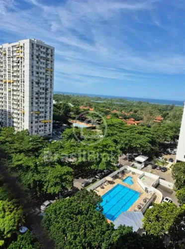 Barra da Tijuca - Condomínio Pontões - 2 quartos - Vista para o mar e piscina