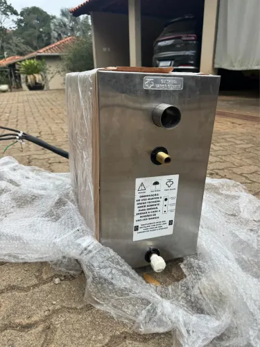 Gerador de Vapor para Sauna Impercap 27kW Inox c/ Painel Digital