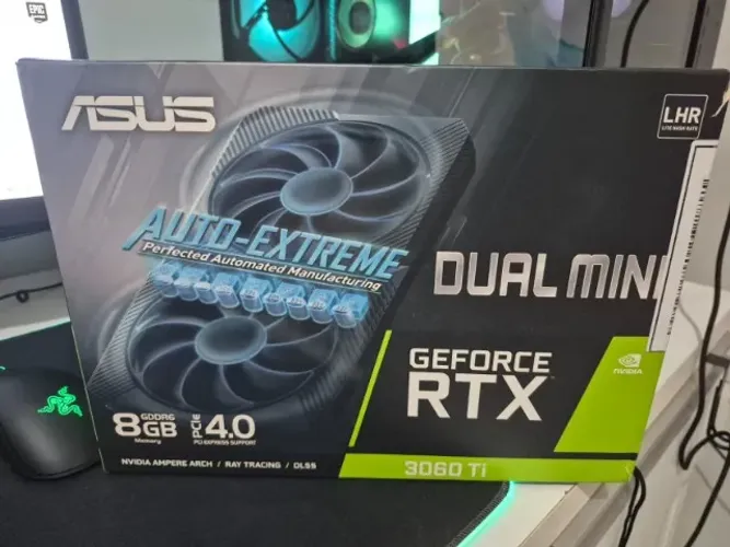 RTX 3060 Ti ASUS Dual Mini - Caixa original