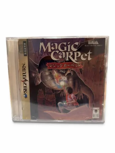 Magic Carpet - Sega Saturn Japonês Original CIB