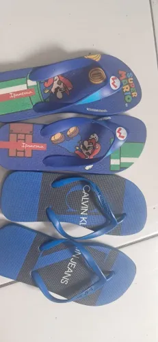 2 pares de chinelo n 36 ambos 