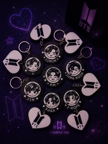 Chaveiros Duplos BTS/ARMY