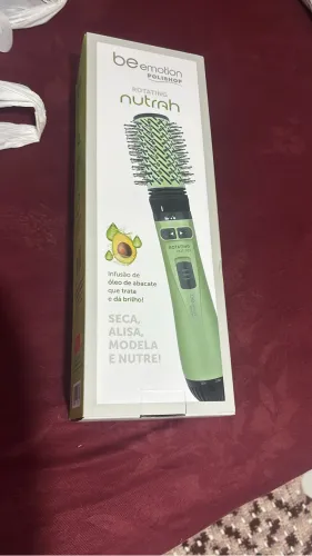 Escova Rotating Secadora Nutrah Be Emotion Verde Polishop