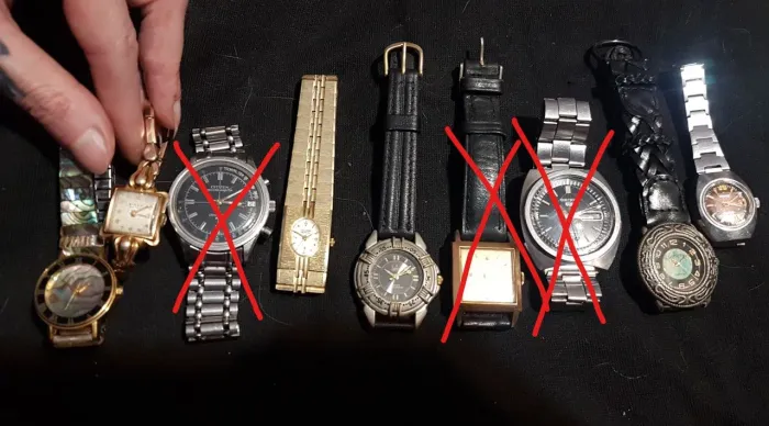 Relógios antigos de coleção, Seiko, Citizen, Orient, Dumont, a partir de 150,00