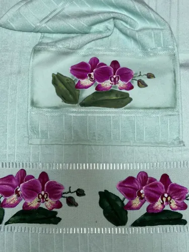 Toalhas pintadas a mão 
