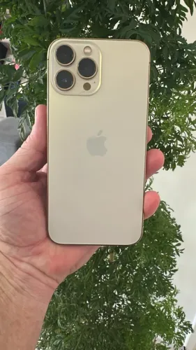 iPhone 13 Pro Max Gold 128GB Semi novo todo original