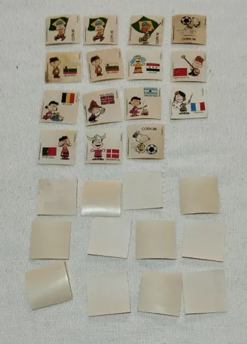 Figurinha Elma Chips Snoopy Copa 1986