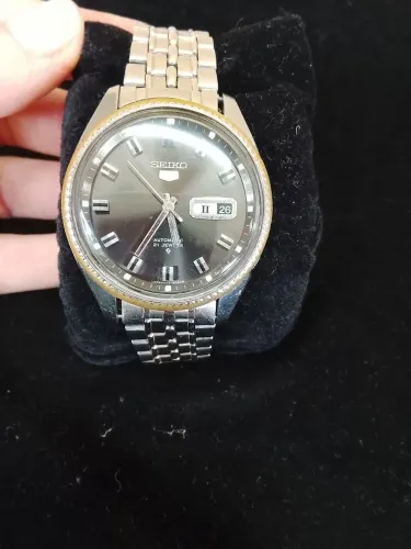 Seiko 5 automático calendário romano