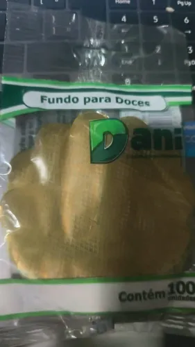 ATACADO Fundo para doce cor Renda DOURADA tamanho 9 - venda Atacado quero zerar o estoque