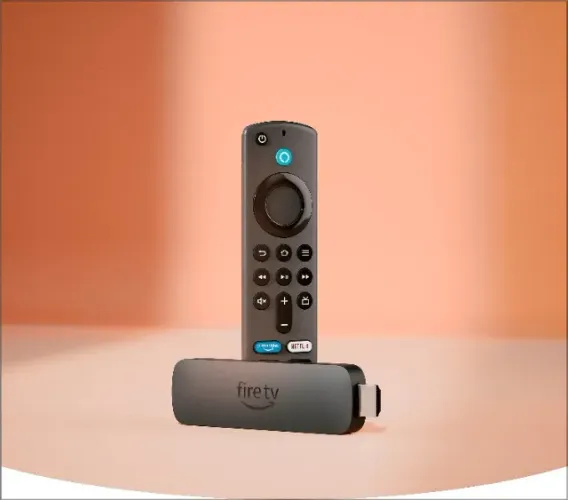 Fire TV Stick 3ª geração com controle remoto por voz Full HD Pronta Entrega